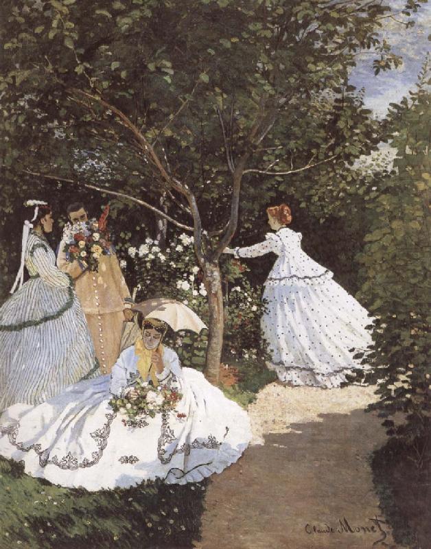 Women in the Garden, Edouard Manet